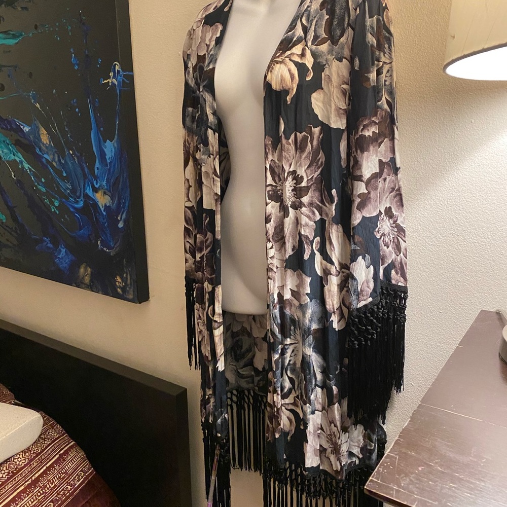Floral Kimono Cardigan -M